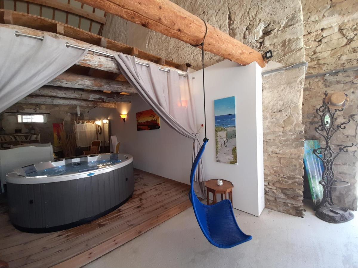 La maisonnette avec SPA et piscine Sainte-Valière Extérieur photo