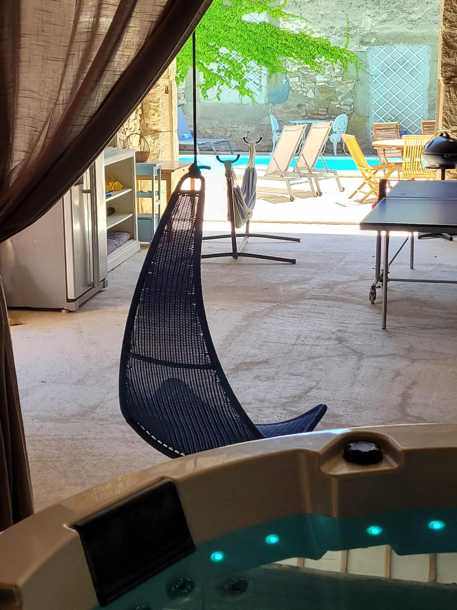 La maisonnette avec SPA et piscine Sainte-Valière Extérieur photo